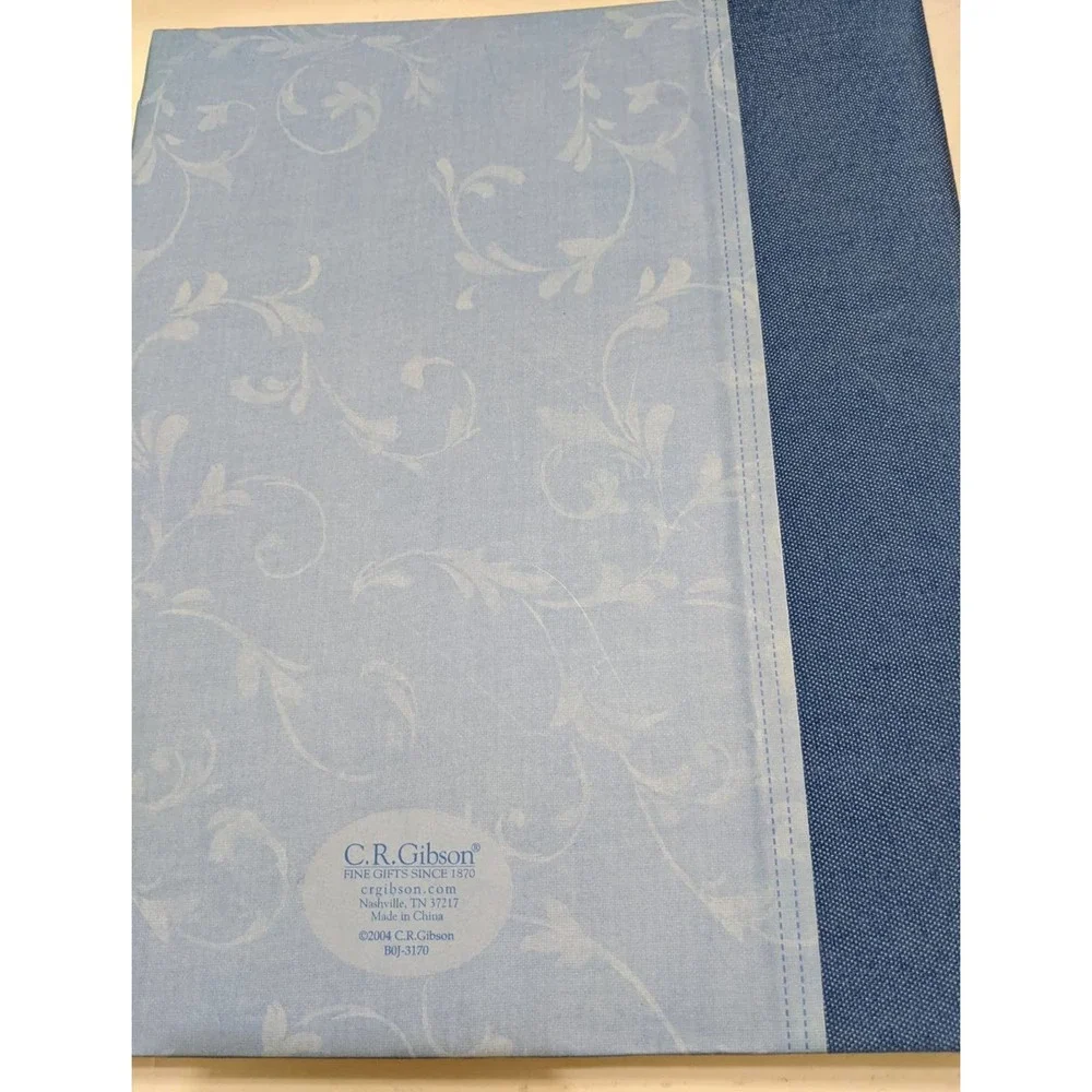 Vintage 2004 Gibson blue medical journal folder organizer
